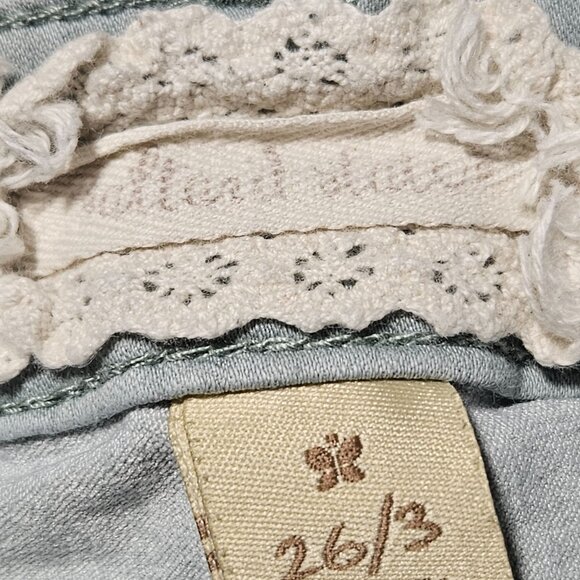 Altar'd State Jeans Womens Size 3 Skinny Low Rise Light Wash Denim Pants Juniors - Picture 4 of 5